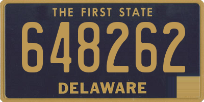 DE license plate 648262