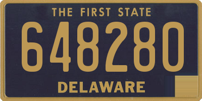 DE license plate 648280