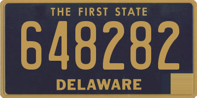 DE license plate 648282