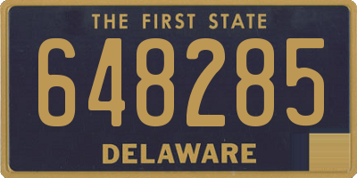 DE license plate 648285
