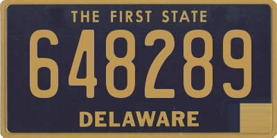 DE license plate 648289