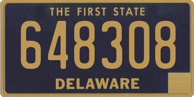 DE license plate 648308