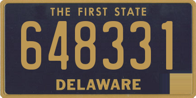 DE license plate 648331