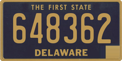 DE license plate 648362