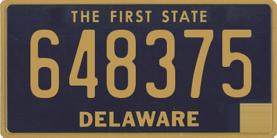 DE license plate 648375