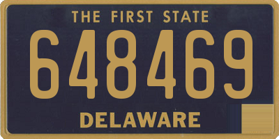 DE license plate 648469