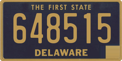 DE license plate 648515