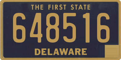 DE license plate 648516