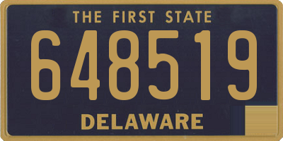 DE license plate 648519
