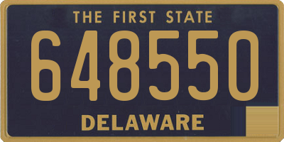 DE license plate 648550