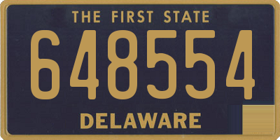 DE license plate 648554