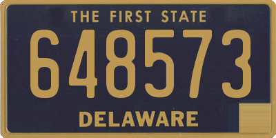 DE license plate 648573