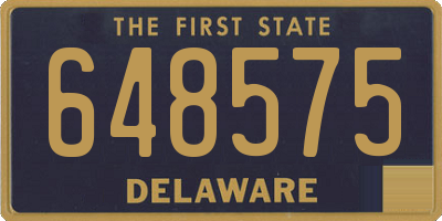 DE license plate 648575