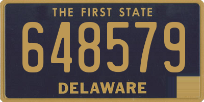 DE license plate 648579