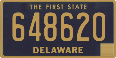 DE license plate 648620