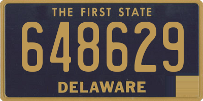 DE license plate 648629