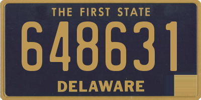 DE license plate 648631
