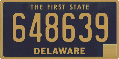 DE license plate 648639