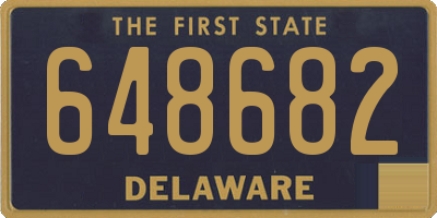 DE license plate 648682