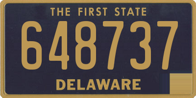 DE license plate 648737