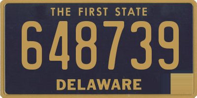 DE license plate 648739