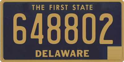 DE license plate 648802