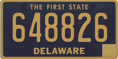 DE license plate 648826