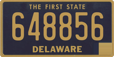 DE license plate 648856