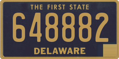 DE license plate 648882