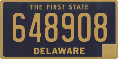 DE license plate 648908