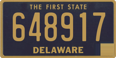 DE license plate 648917