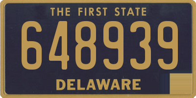 DE license plate 648939