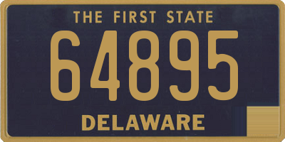 DE license plate 64895