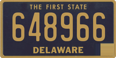 DE license plate 648966