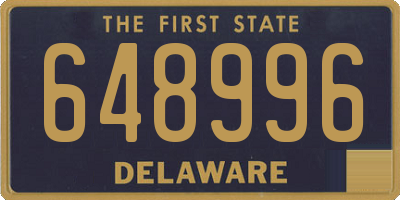 DE license plate 648996