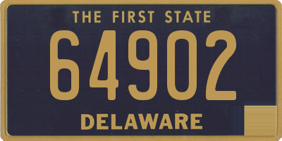 DE license plate 64902