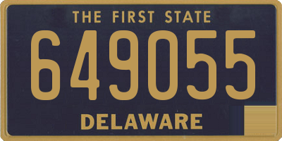 DE license plate 649055