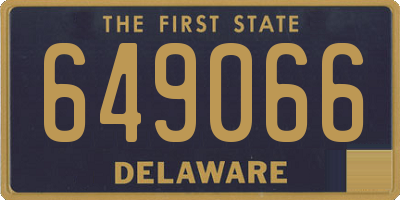 DE license plate 649066