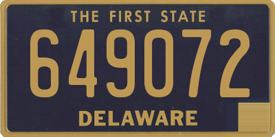 DE license plate 649072