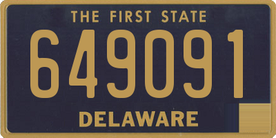 DE license plate 649091
