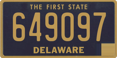 DE license plate 649097