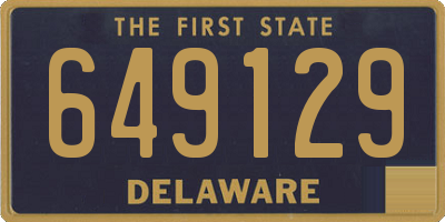 DE license plate 649129