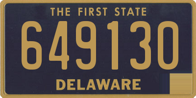 DE license plate 649130