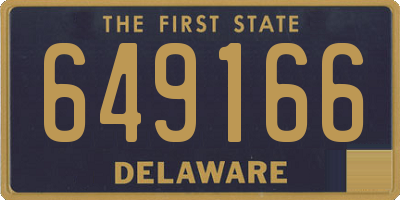 DE license plate 649166