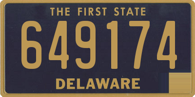 DE license plate 649174