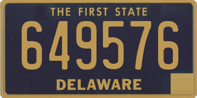 DE license plate 649576