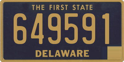 DE license plate 649591
