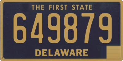 DE license plate 649879