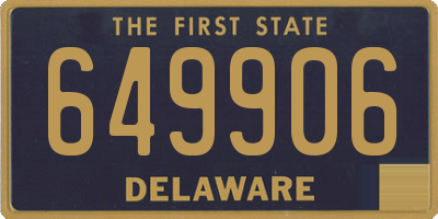 DE license plate 649906