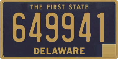 DE license plate 649941